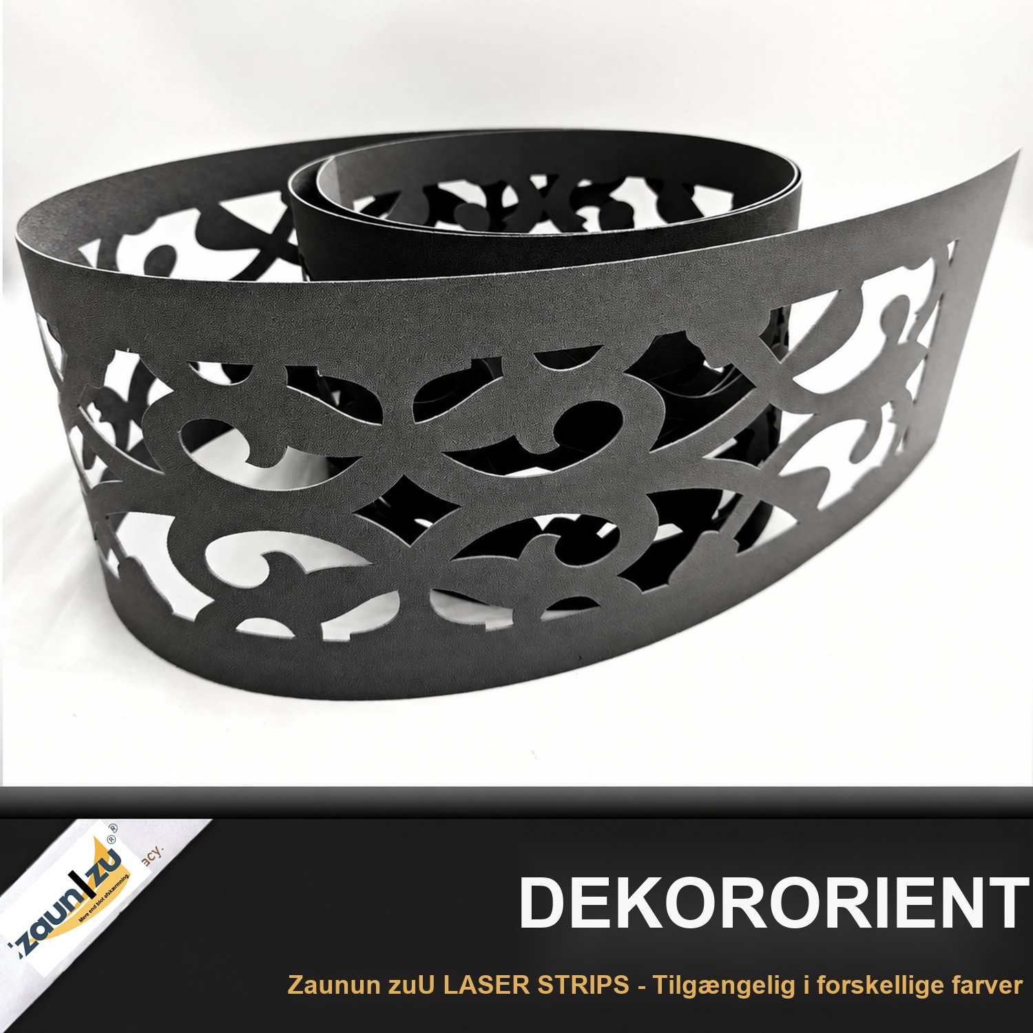 zaun|zu® PREMIUM Dekor Orient: Laser-stikker til dobbelttrådshegn – 2,55 m – Udtalelse 3