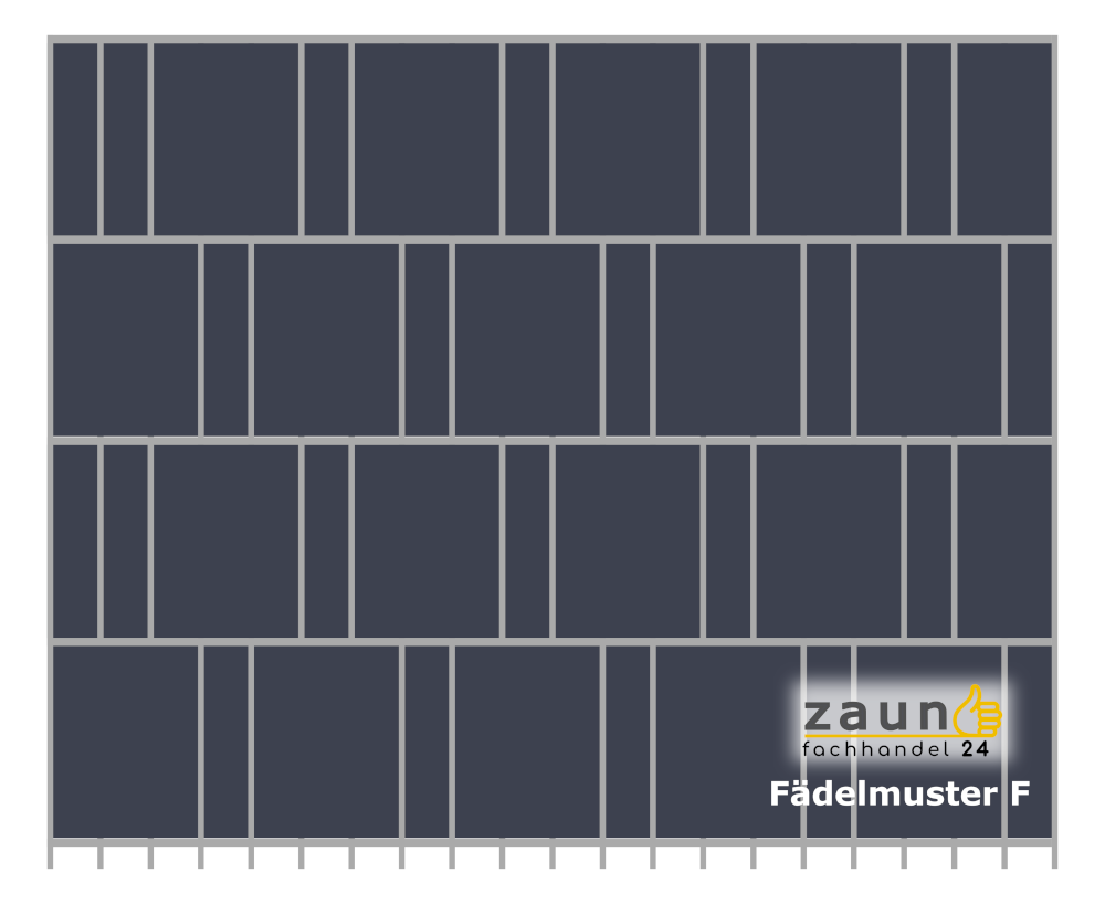 Deslocares Padrões de tecelagem F mit Zweier-Rhythmus