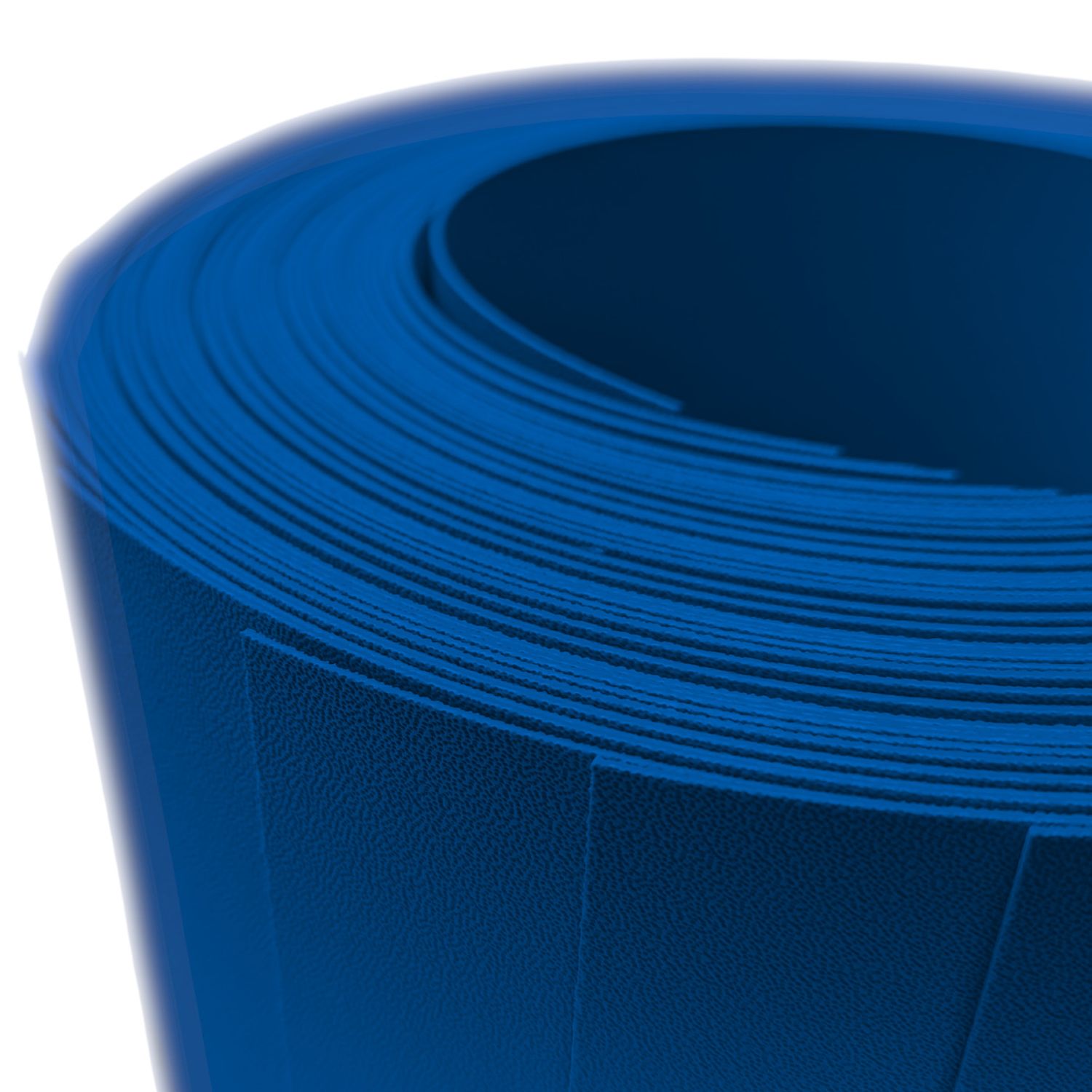 lamelles occultantes zaun|zu PREMIUM 10x bandes simples 2,55 m pour la clôture – Bleu (RAL 5010) – Affichage 2