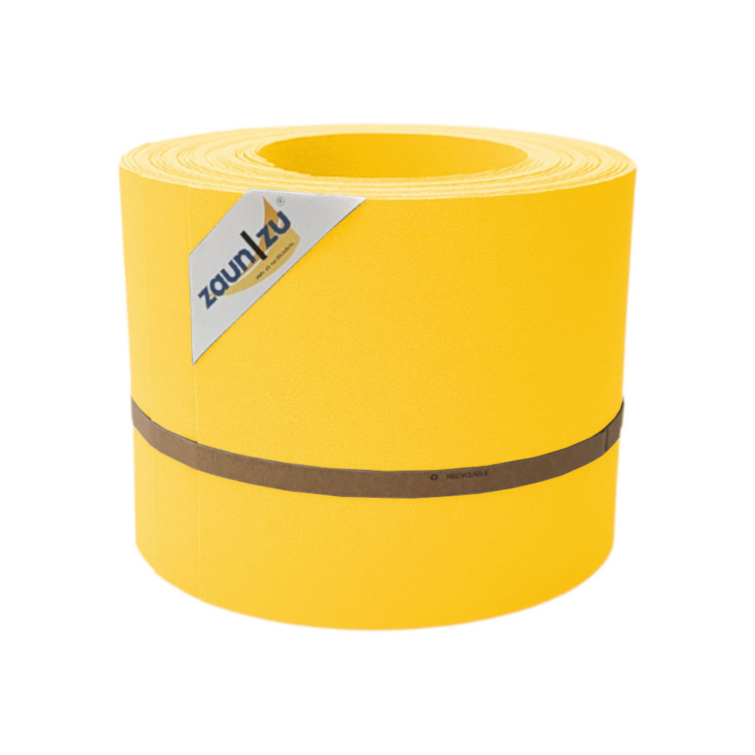 strisce schermatura frangivista zaun|zu PREMIUM 10x strisce singole 2.55 m per la recinzione – Giallo (RAL 1018)