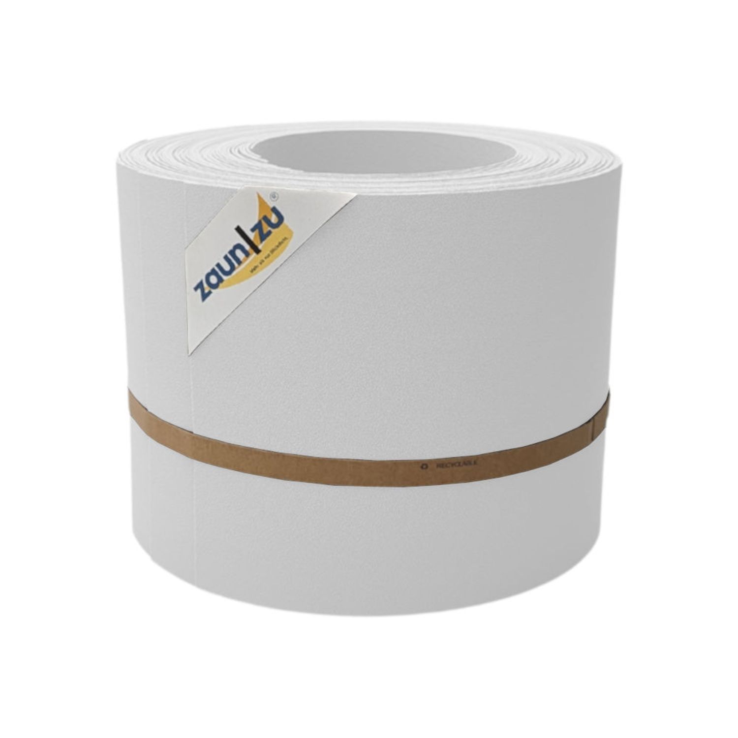 lamelles occultantes zaun|zu PREMIUM 10x bandes simples 2,55 m pour la clôture – Blanc (RAL 9003)