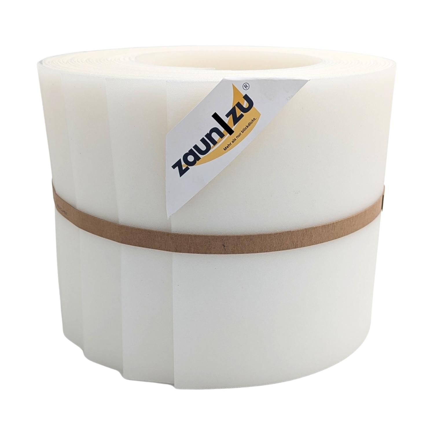 zaun|zu® stínicí pásy PREMIUM 10 × jednotlivých pásů 2,55 m pro plot – Milchglas-Optik