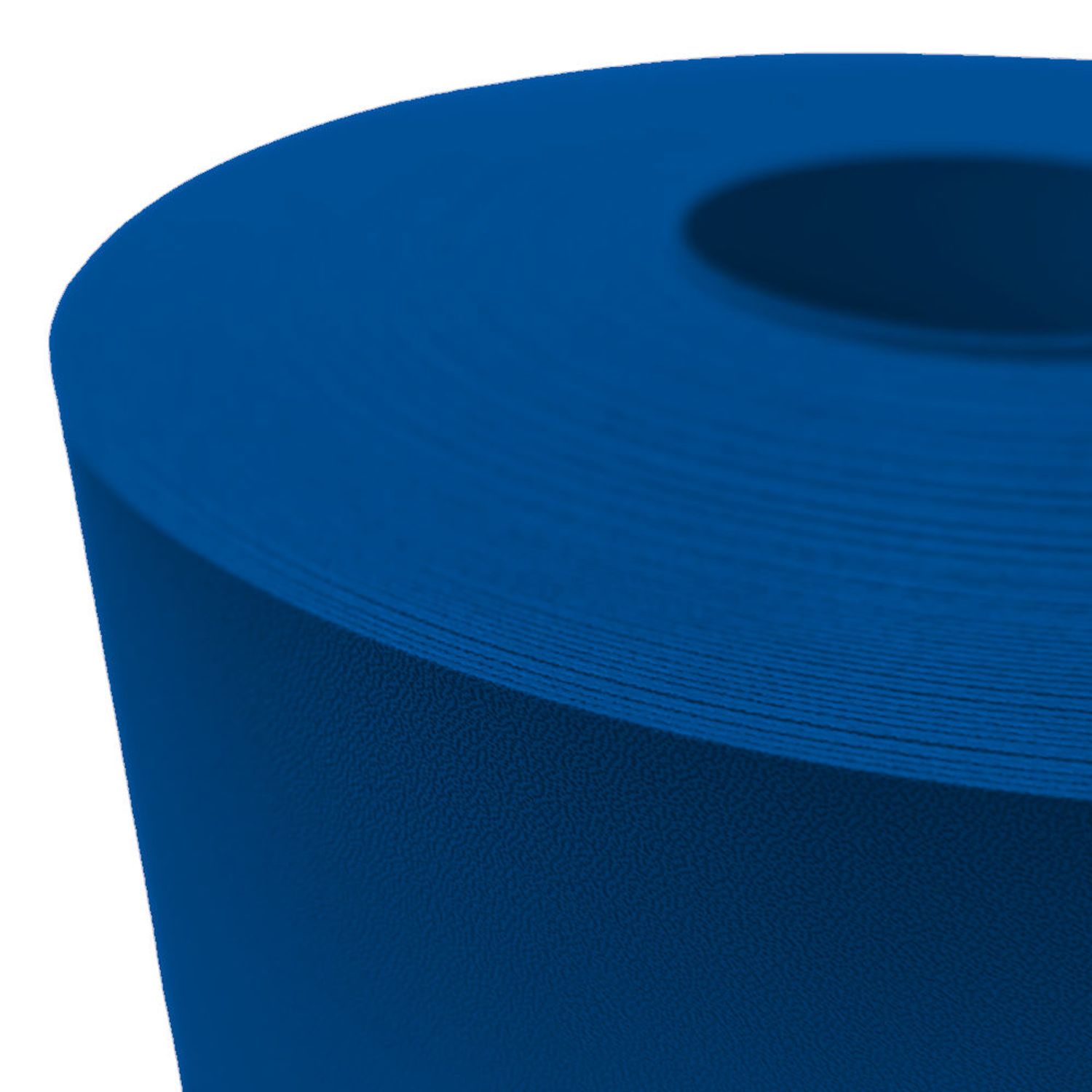 Sichtschutzstreifen zaun|zu PREMIUM 26m Rolle für den Doppelstabmattenzaun – 26,0 m, Blau (RAL 5010) – Ansicht 2