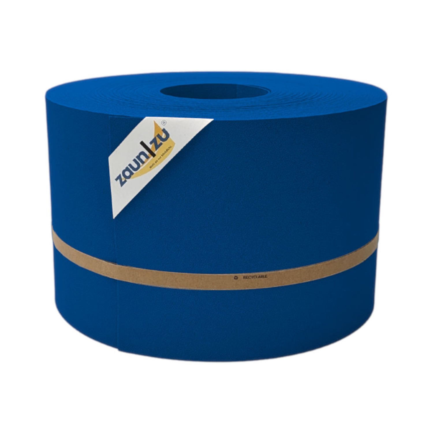afskærmningsstrimler zaun|zu® PREMIUM 50 m rolle for dobbelttrådshegn – 50,0 m, Enzianblau (RAL 5010)