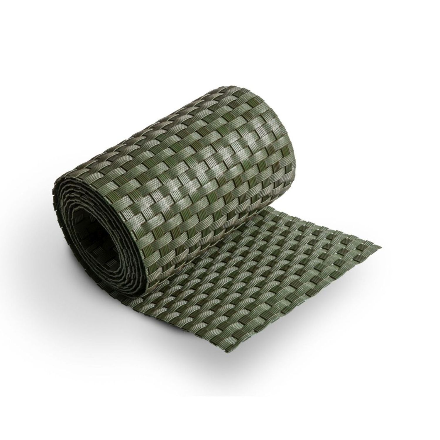 strisce schermatura frangivista zaun|zu RATTAN Striscia singola 2,55 m per la recinzione – Verde
