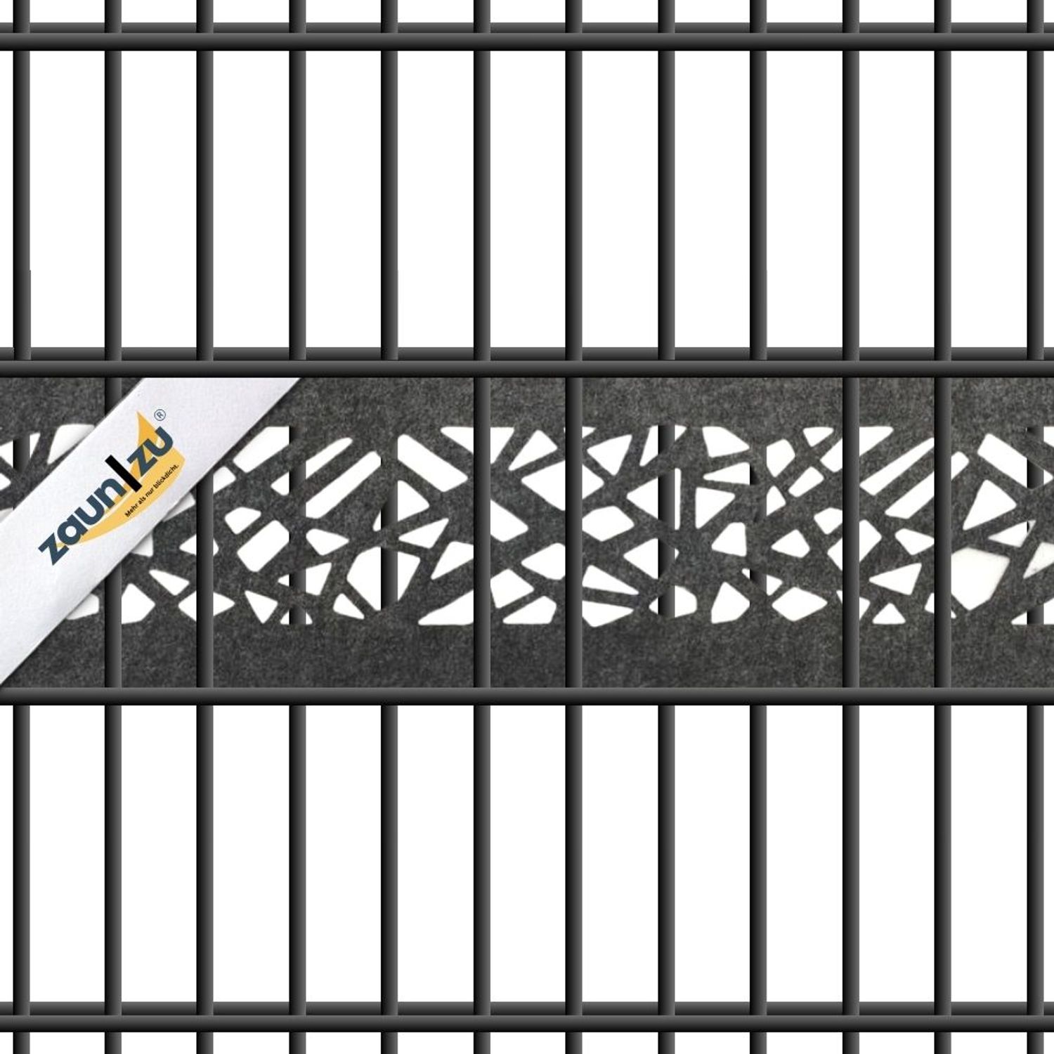 zichtstroken zaun|zu Design nonwoven single strook decor Graphic – 2,55 m