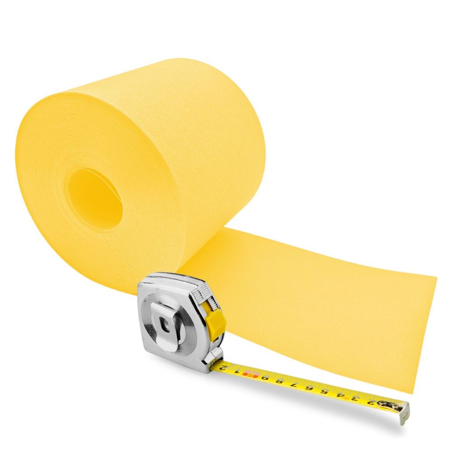 lamelles occultantes zaun|zu PREMIUM bande taillée sur mesure pour la clôture – 2,55 m, Jaune (RAL 1018) und Longueur: 4m