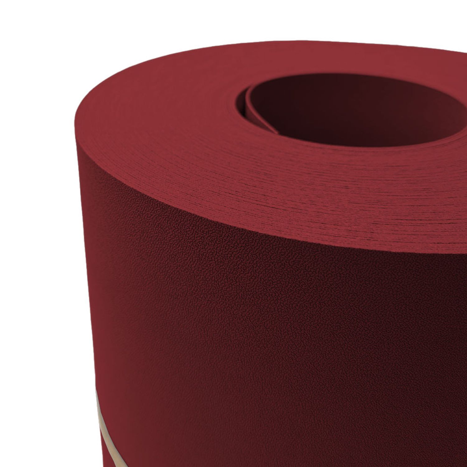 Sichtschutzstreifen zaun|zu PREMIUM MAXI 26m Rolle für den 24cm Stabmattenzaun – 26,0 m, Bordeauxrot (RAL 3011) – Ansicht 3