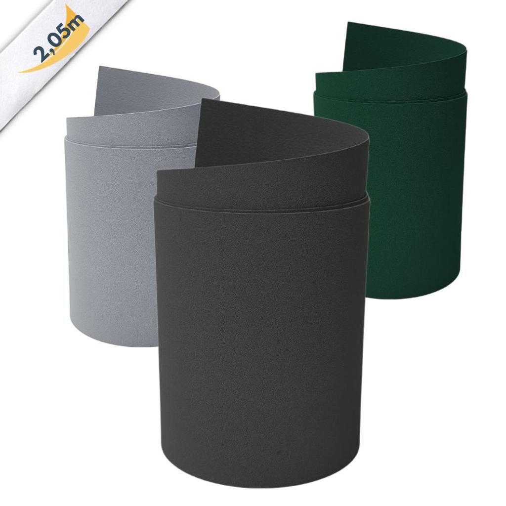 Sichtschutzstreifen zaun|zu PREMIUM MAXI Einzelstreifen 2,05 m für 24cm Zaunreihen