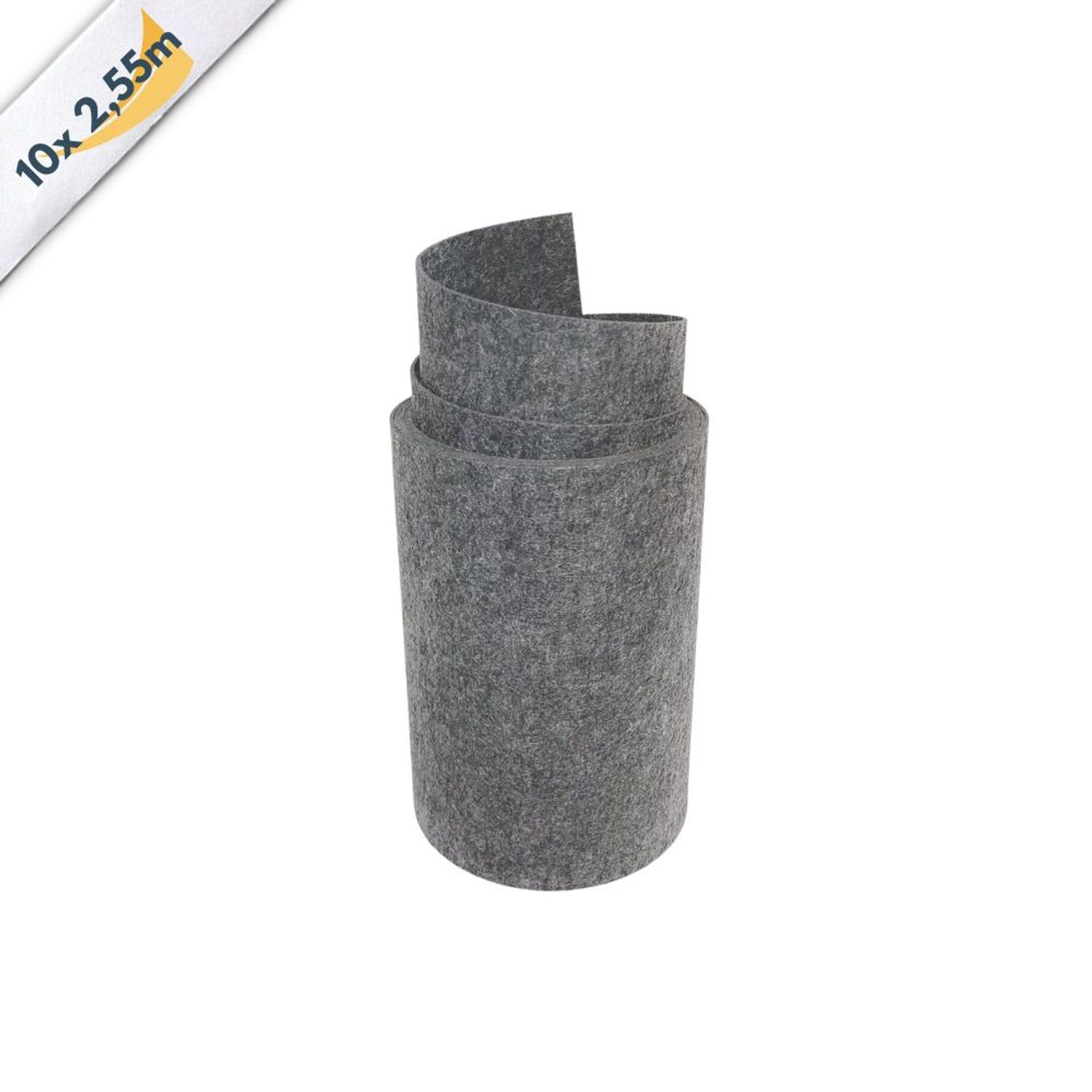 lamas de ocultación zaun|zu Diseño polar 10x tiras individuales 2.55 m – Antracita – Ver 3