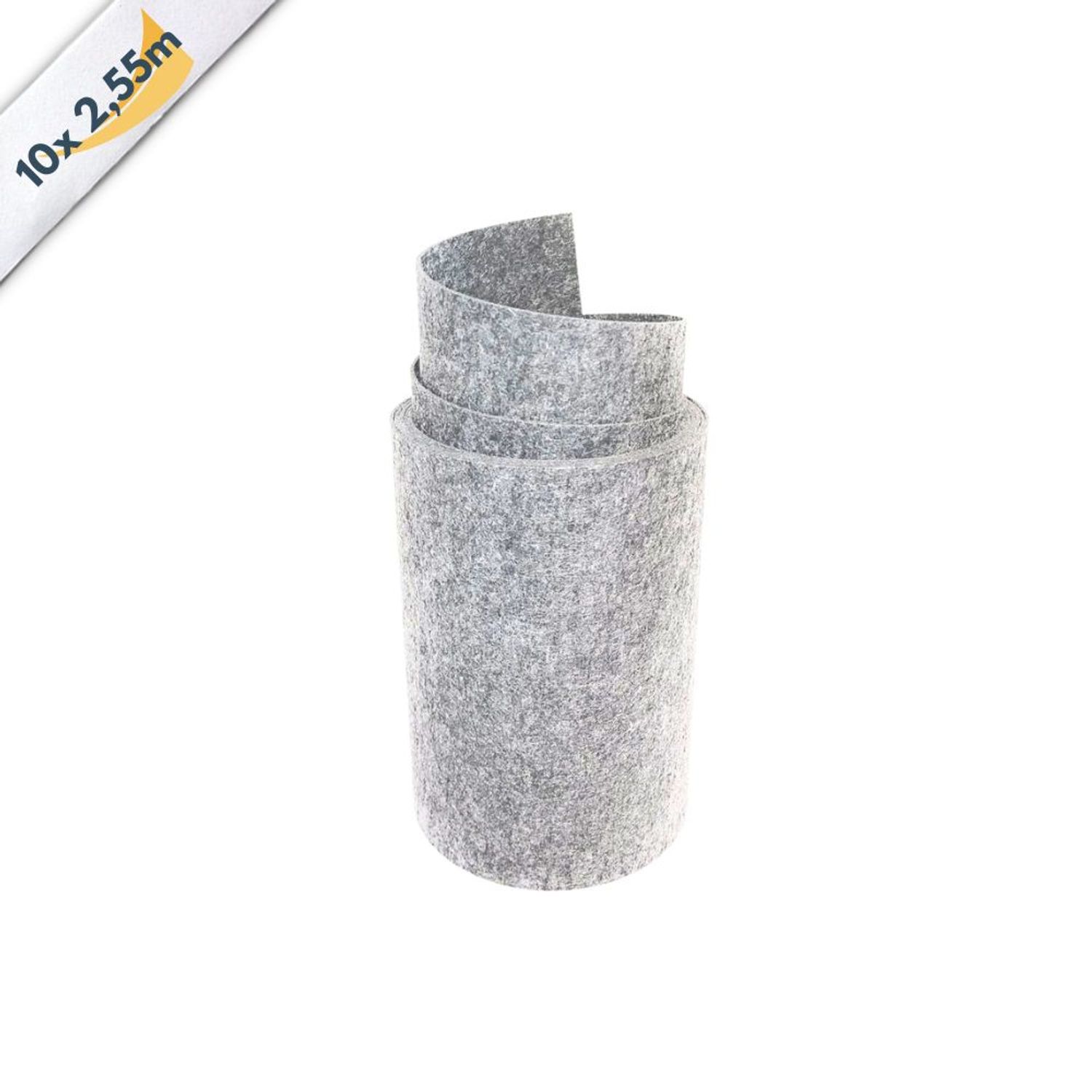 zichtstroken zaun|zu Design fleece 10x enkele stroken 2,55 m – Hellgrau – Beeld 3
