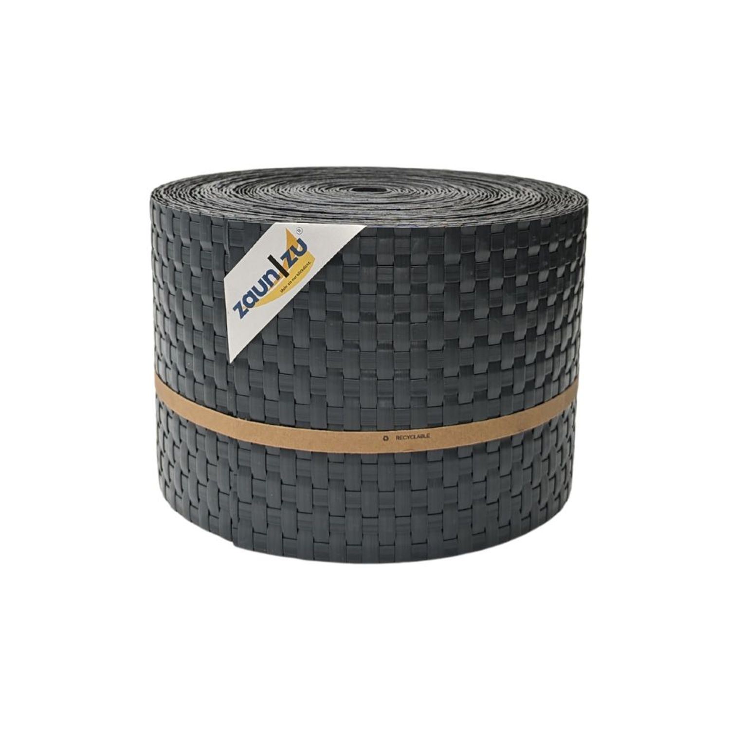 lamelles occultantes zaun|zu RATTAN Rouleau de 26m pour la clôture à mailles à deux fils – 26,0 m, Anthracite