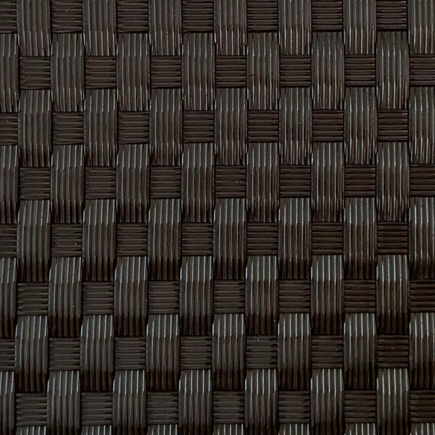 lamelles occultantes zaun|zu RATTAN Rouleau de 26m pour la clôture à mailles à deux fils – 26,0 m, Dunkelbraun – Affichage 2