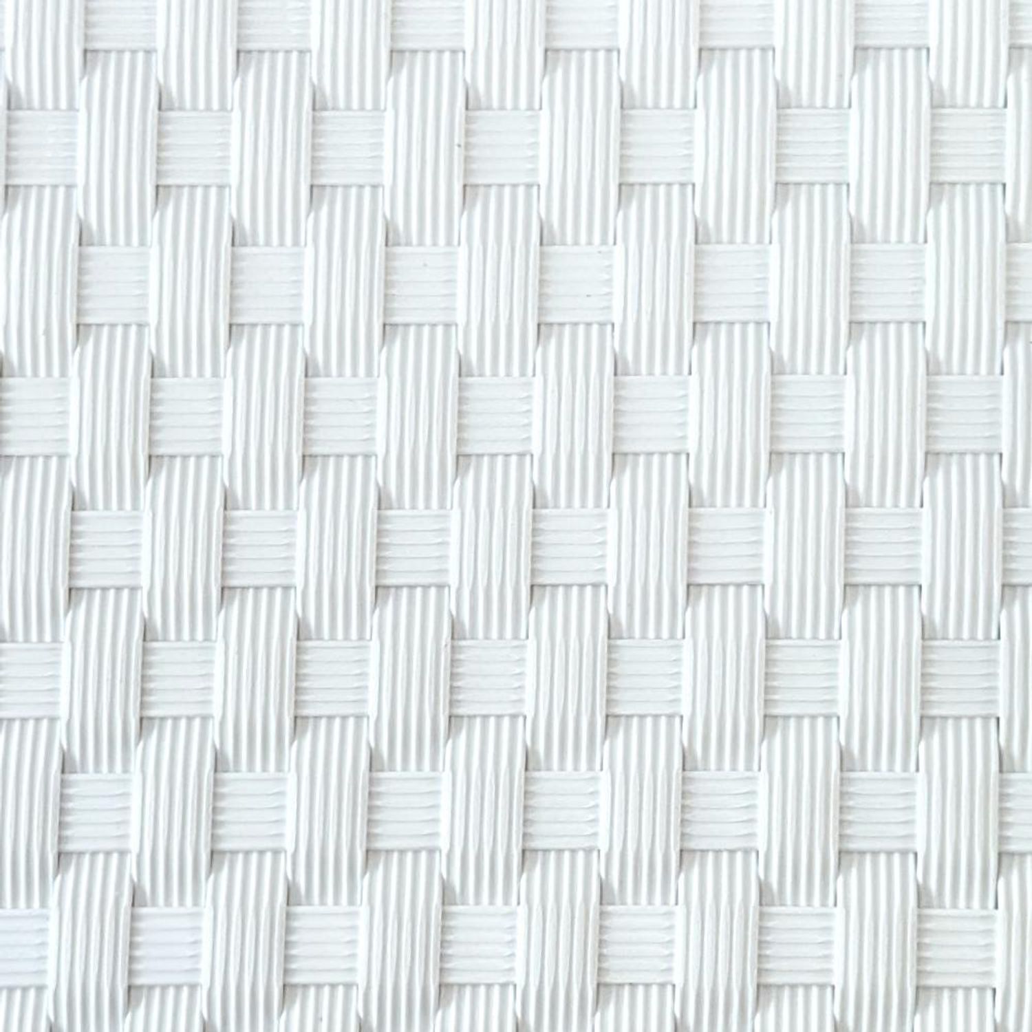 strisce schermatura frangivista zaun|zu RATTAN rotolo 26 m per la recinzione a rete a due fili – 26,0 m, Bianco – Vista 2