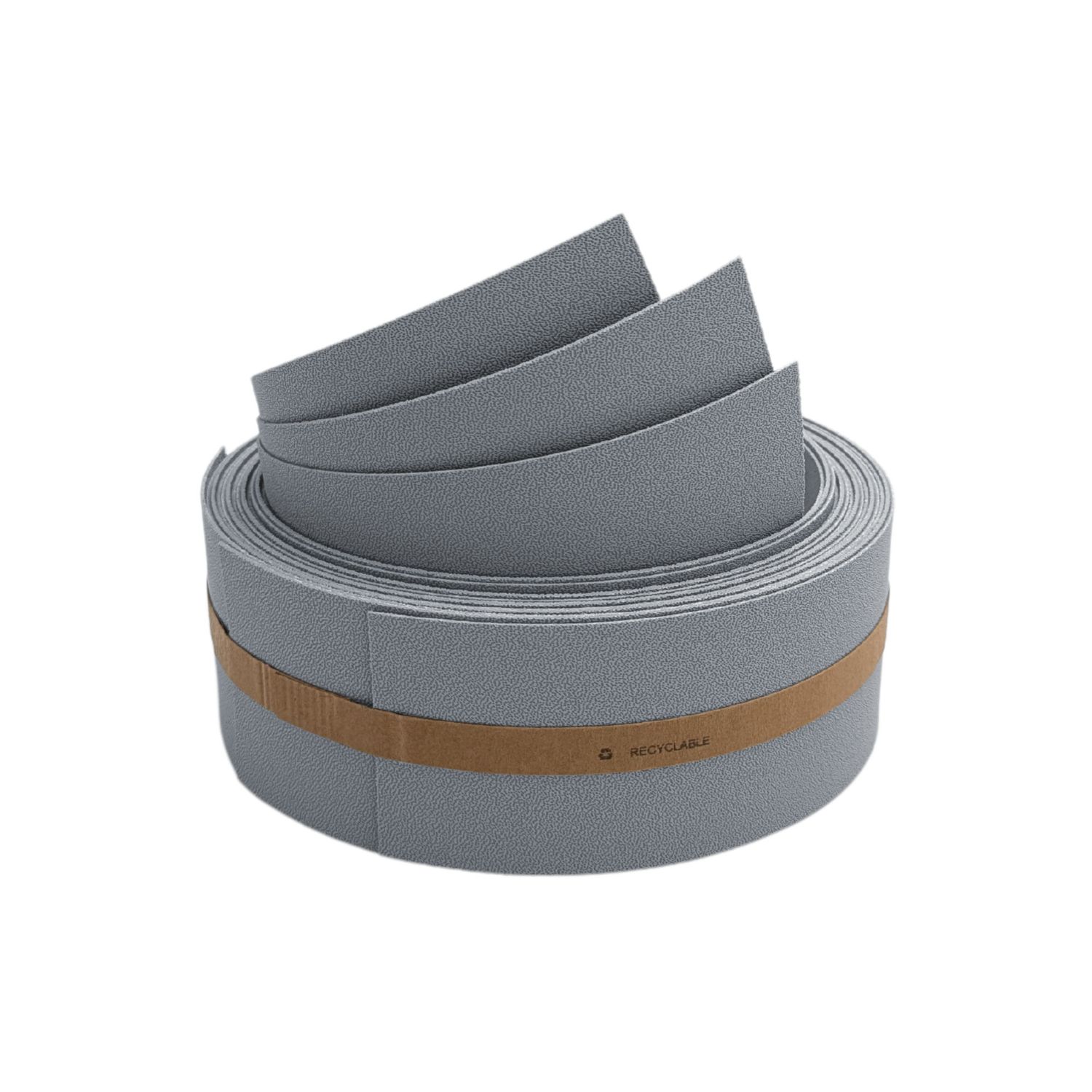 zaun|zu® PREMIUM DRITTEL Set Bandes individuelles 2,55 m: lamelles occultantes PP pour la clôture – Fenstergrau (RAL 7040)