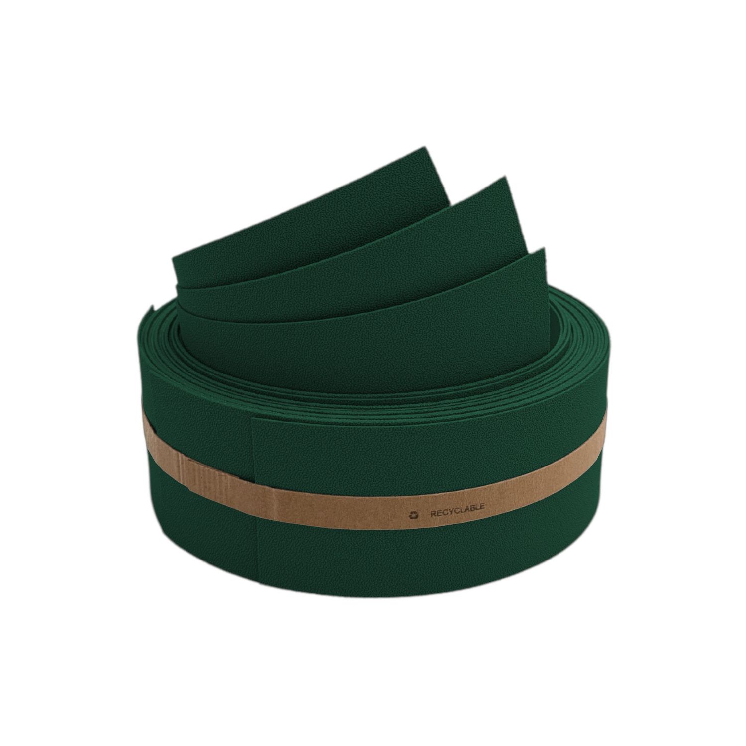 zaun|zu® PREMIUM DRITTEL Set enkele strook 2,55 m: zichtstroken PP voor het hek – Groen (RAL 6005)