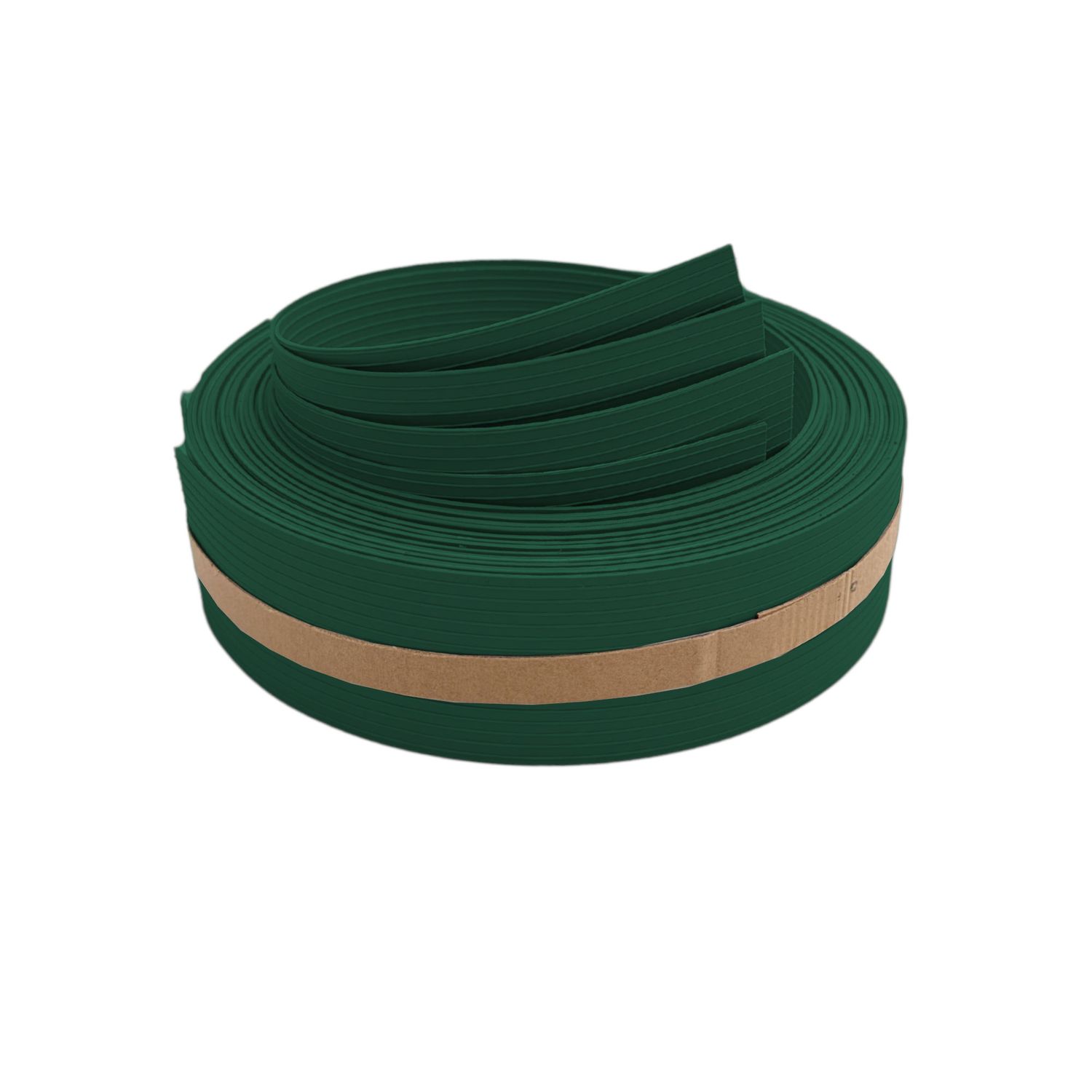 zaun|zu® RILLE VIERTEL Set Single Stripes 2,55 m: privacy screen strips PP for the fence – Green (RAL 6005)