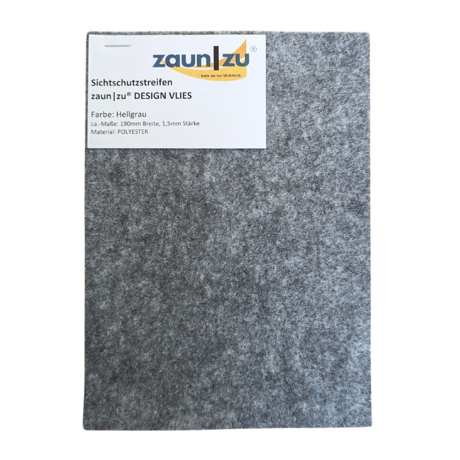 zaun|zu® tieniace pásy Dizajnové rúno vzorka na vyskúšanie pred nákupom – 14,0 cm, Hellgrau