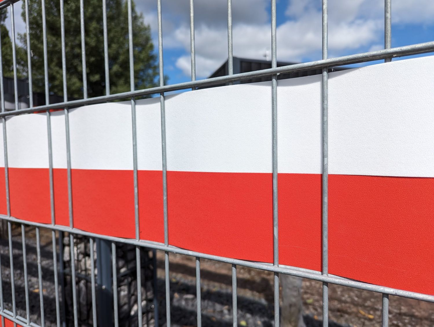 lamelles occultantes zaun|zu Pays Couleur Pologne – 2,55 m, Bandes d'accent 3 für 2 – Affichage 2