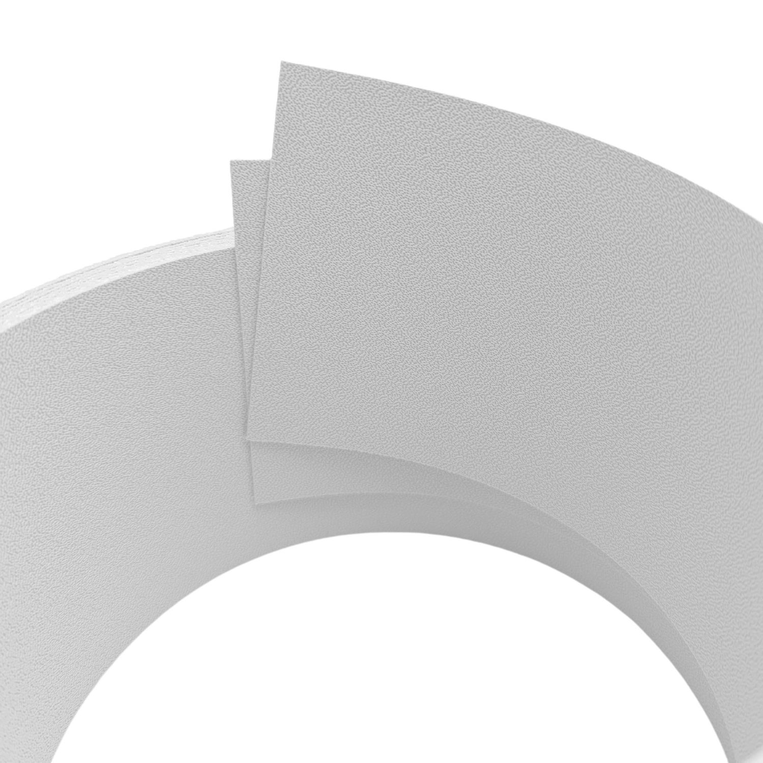 zichtstroken zaun|zu® PREMIUM HALBE Set enkele strook 2,55 m voor het hek – Wit (RAL 9003) – Beeld 2