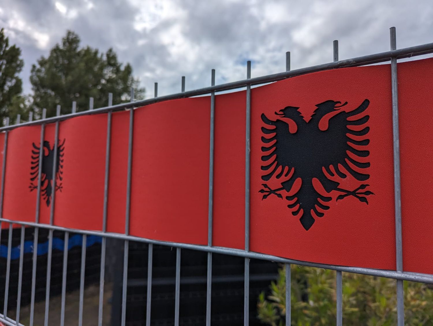 lamas de ocultación zaun|zu Color de país Albania – 2,55 m, Estrías de acento 3 für 2 – Ver 2