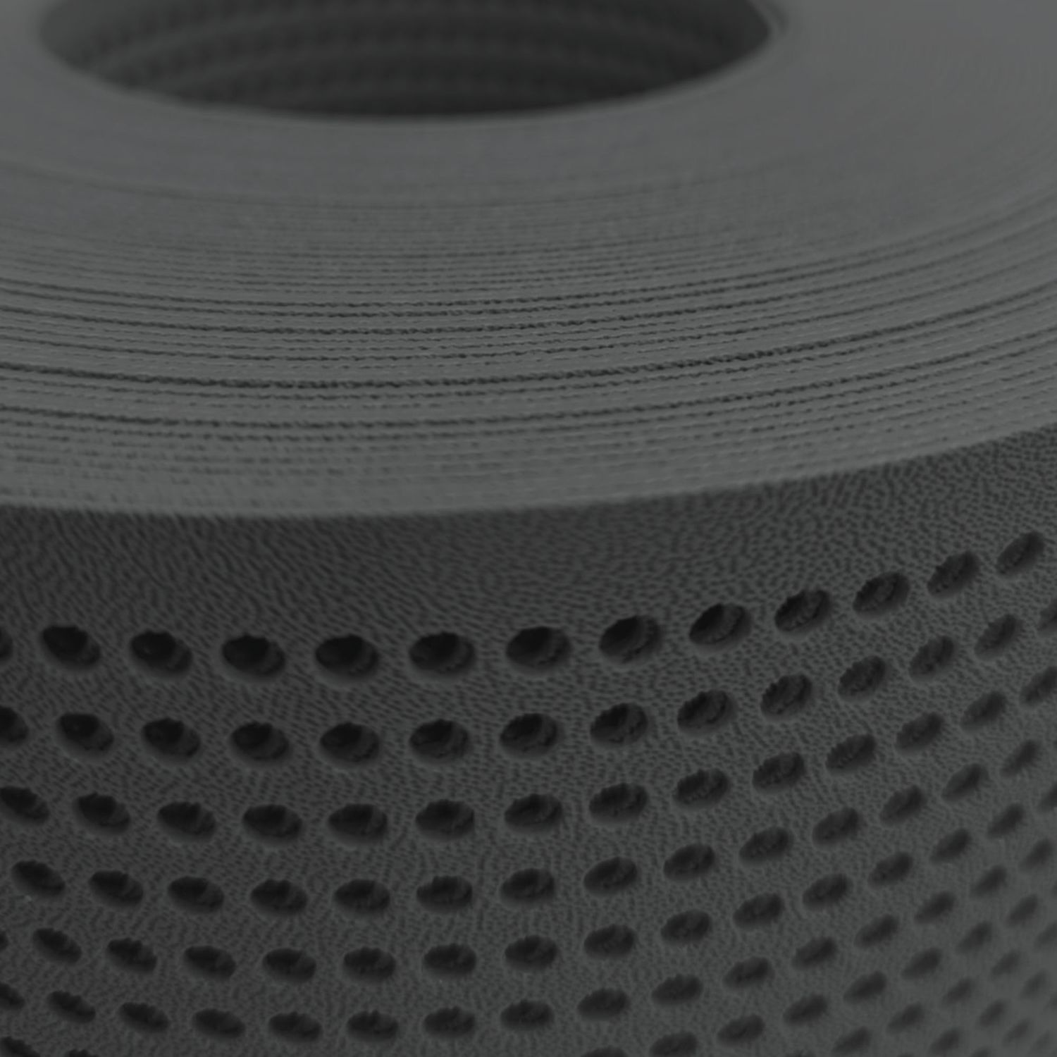 lamelles occultantes zaun|zu PREMIUM Profil perforé de 30 % de trous – 26m, Anthracite (RAL 7016) – Affichage 2