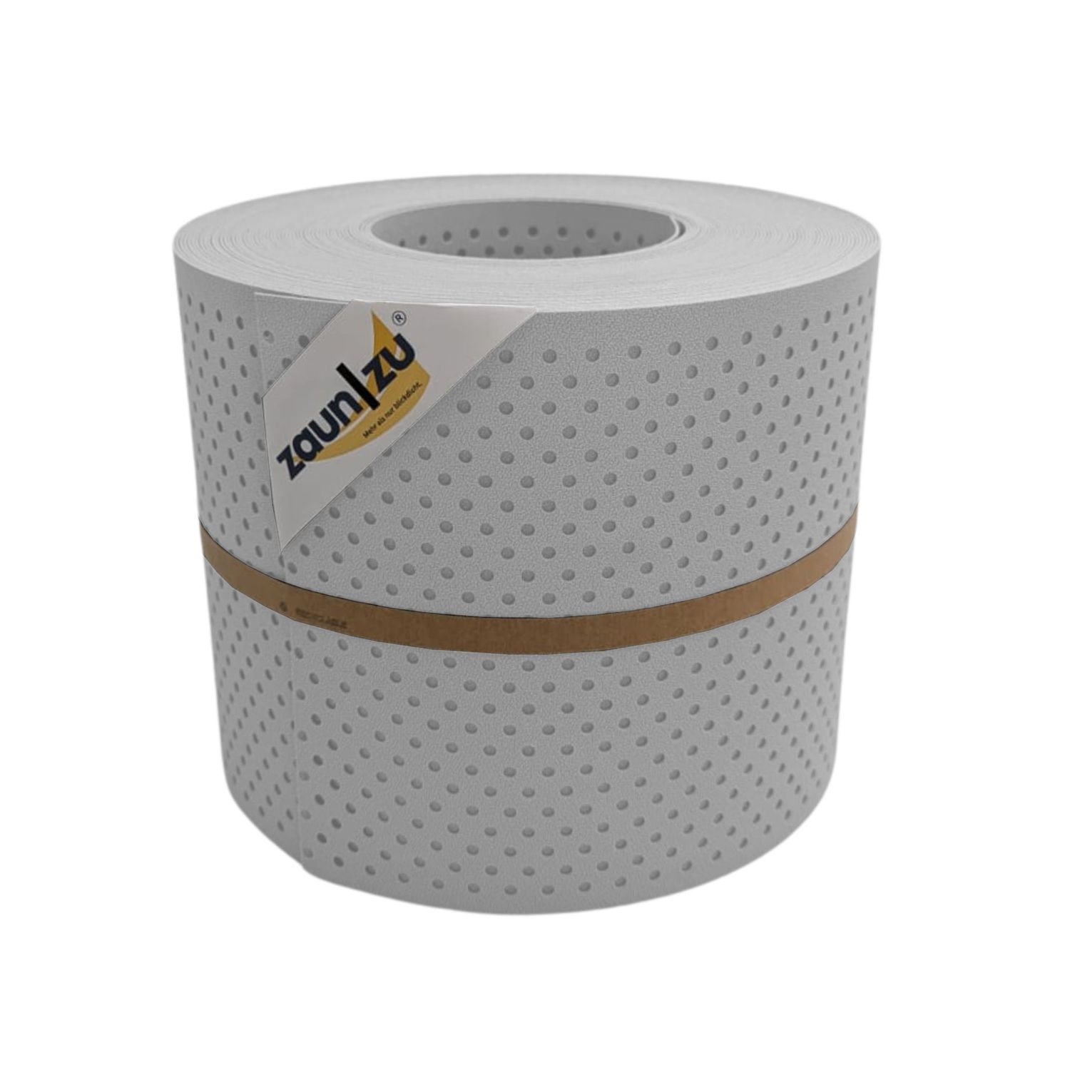 benzi de protecție vizuală zaun|zu® PREMIUM se învârte 15% de probă – 26m, Lichtgrau (RAL 7035)