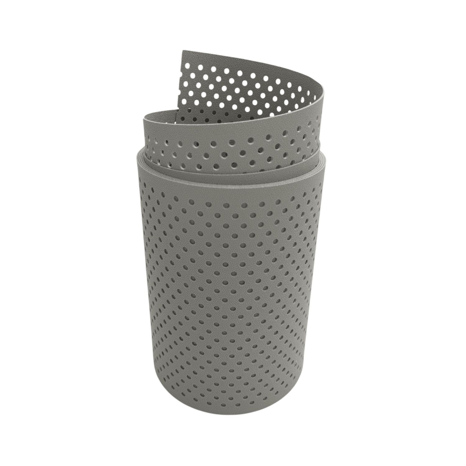 zaun|zu® tieniace pásy PREMIUM perforovaný 15% vzor perforácie – 255cm, Steingrau (RAL 7030)