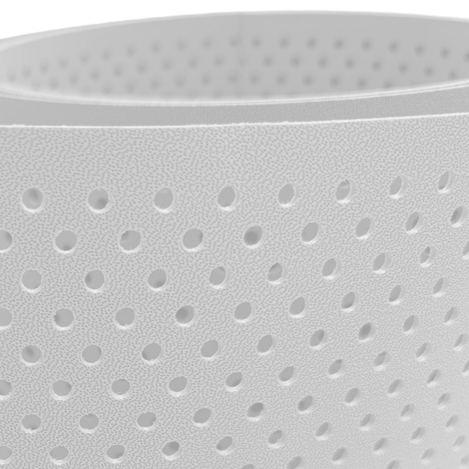 trake za privatnost zaun|zu® PREMIUM 15% praznog uzorka – 26m, Bijeli (RAL 9003) – Pregled 2