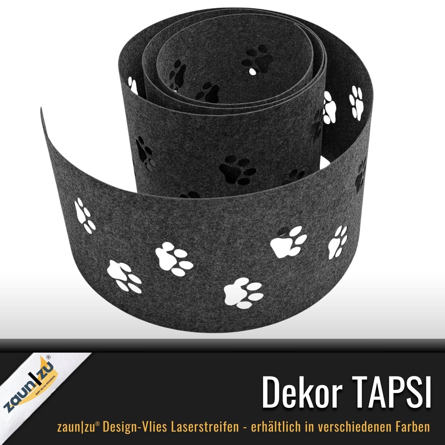 zaun|zu Feltro di design Decor Tapsi: strisce frangivista con motivo laser per recinzioni a pannelli a doppio filo – Laser fasce frangivista – Vista 6