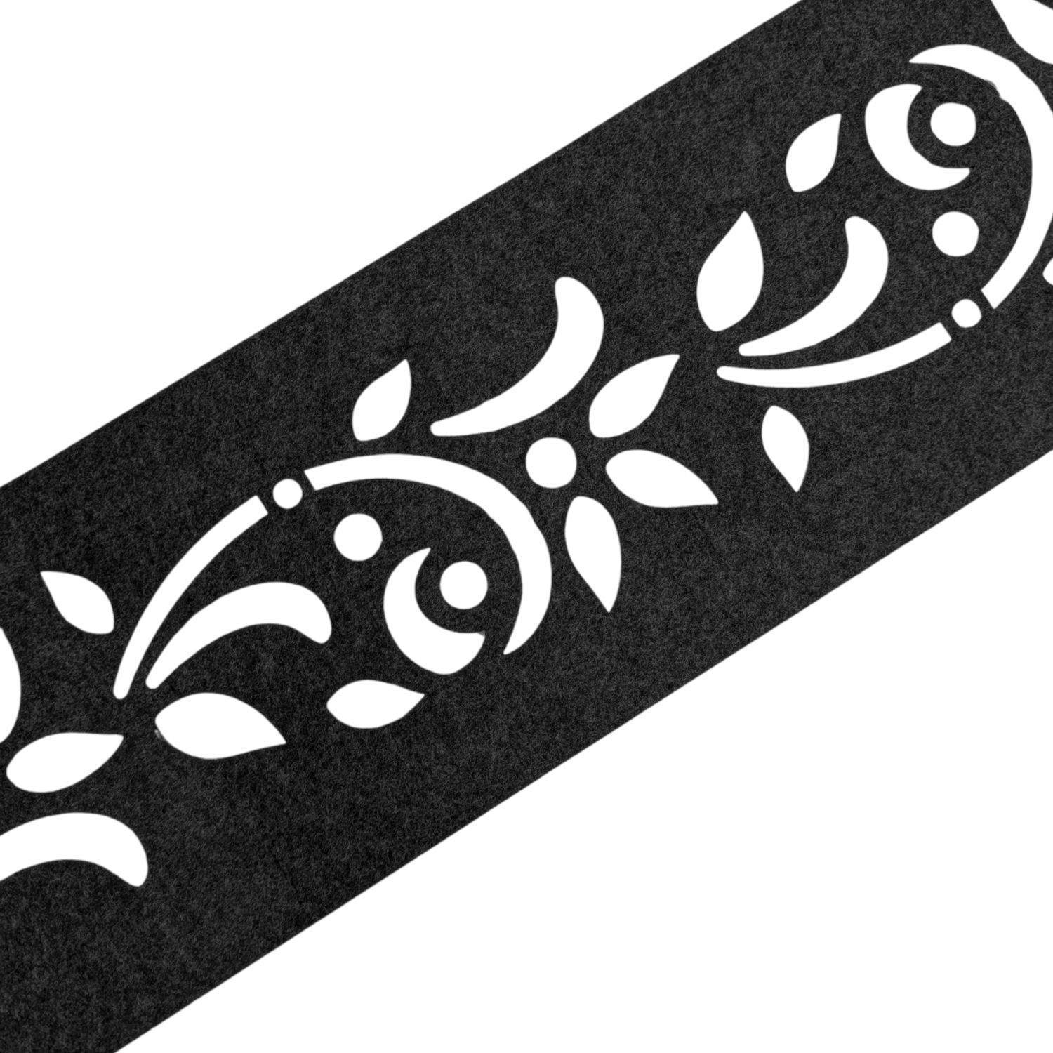 zaun|zu® Design Vlies Ukras Floral #1: trake za privatnost s laserskim uzorcima za dvostruku stanicu – Laser Trake za panelne ograde – Pregled 2
