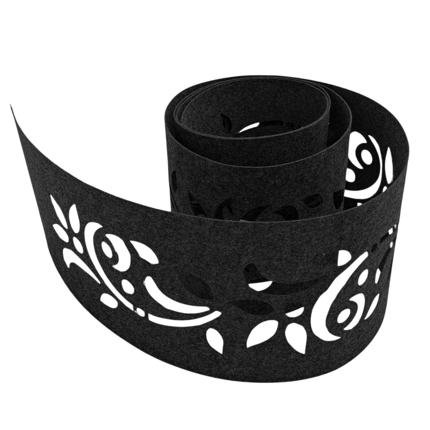 zaun|zu® Design Vlies Ukras Floral #1: trake za privatnost s laserskim uzorcima za dvostruku stanicu – Laser Trake za panelne ograde