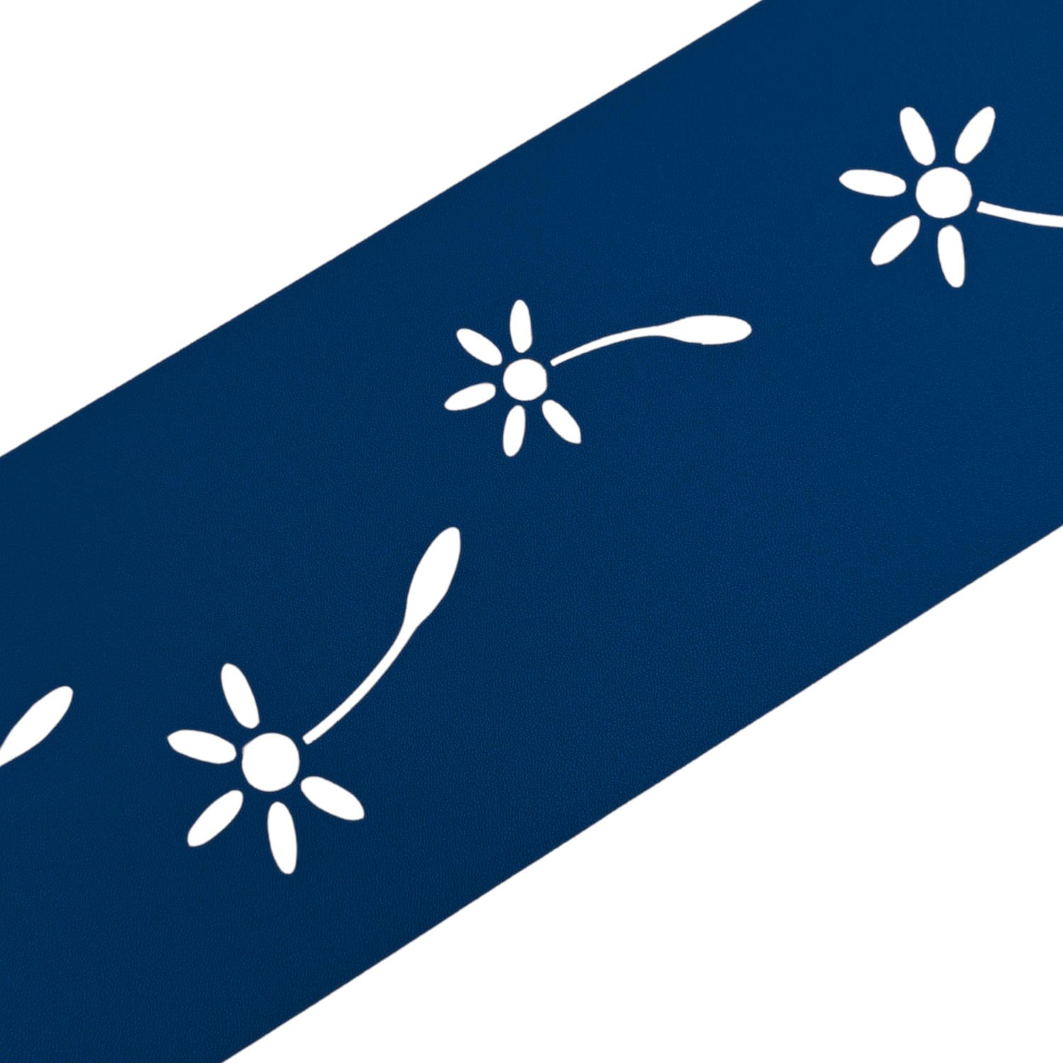 zaun|zu® PREMIUM Ukras Pusteflower: ograde sa laserskim uzorcima za dvostruka panelna ograda – 2,55 m, Enzianblau 2, 55m – Pregled 2