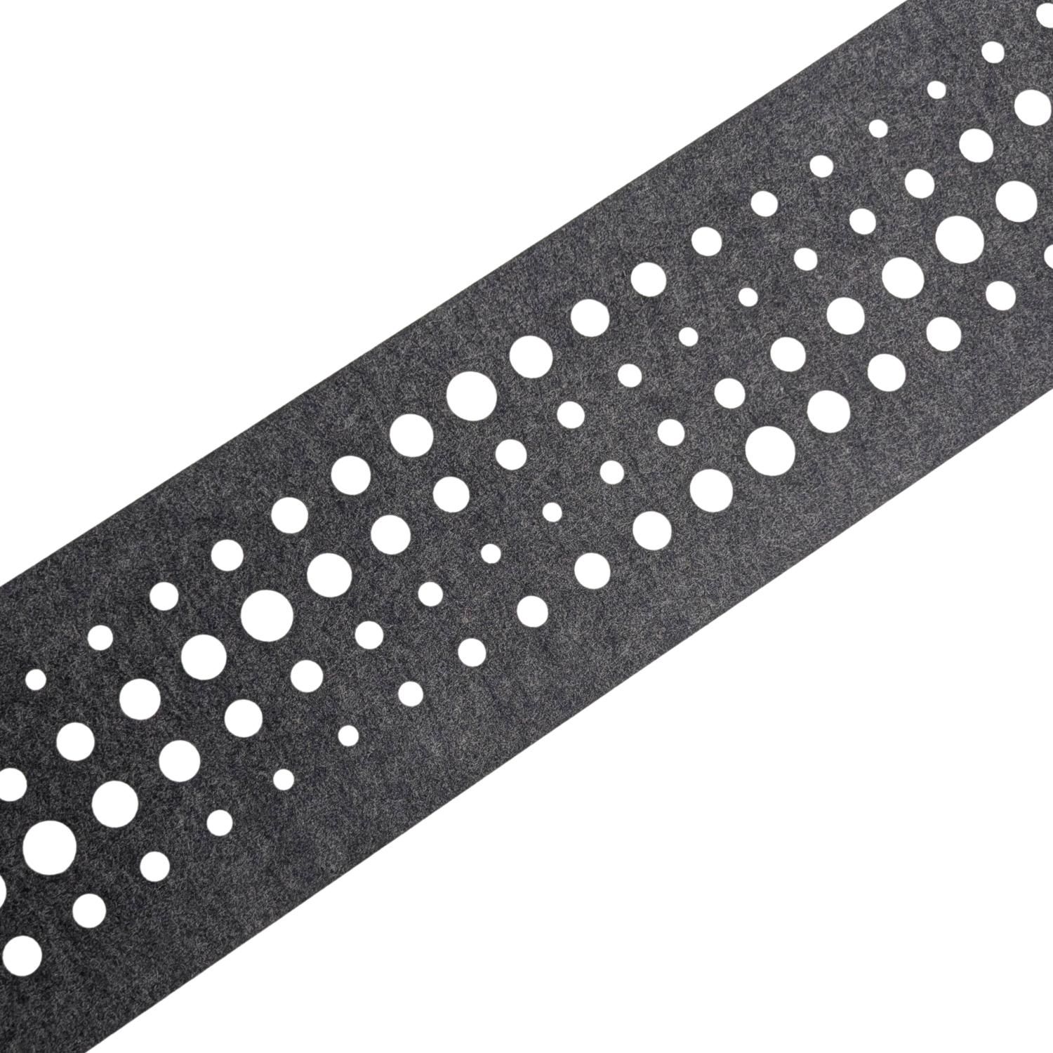 zaun|zu Design non tissé décor Pulse: bande d'intimité avec motif laser pour clôture double bar – Laser lamelles occultantes – Affichage 2