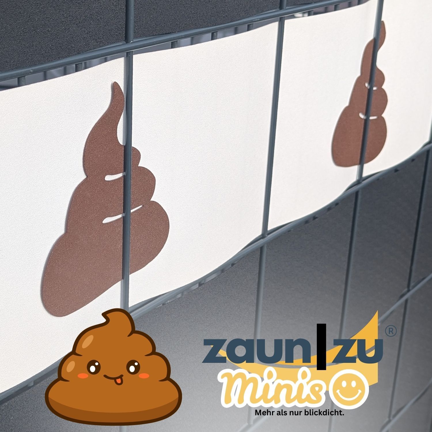 zaun|zu Minis - Pile van 10 pak decoratieve element voor dubbelstaaf mesh hekken – 14 cm – Beeld 4