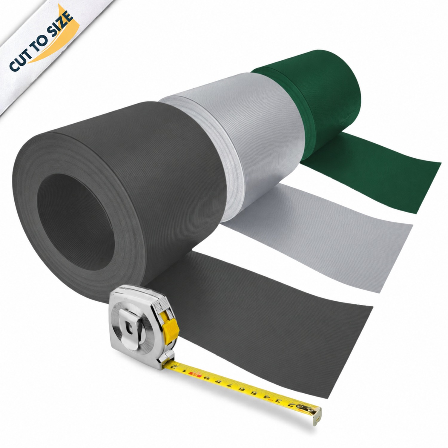 Privacy screen strips zaun|zu RILLE custom-cut strip for the fence