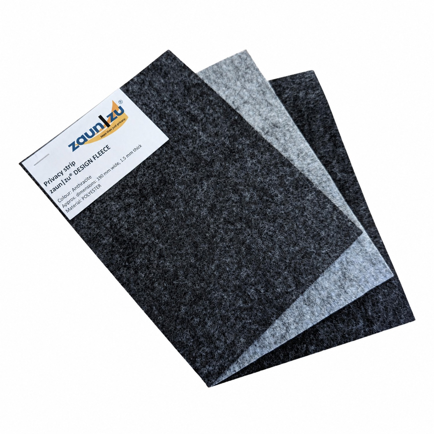 Privacy screen strips zaun|zu Design fleece patterns to try before buying – 14,0 cm