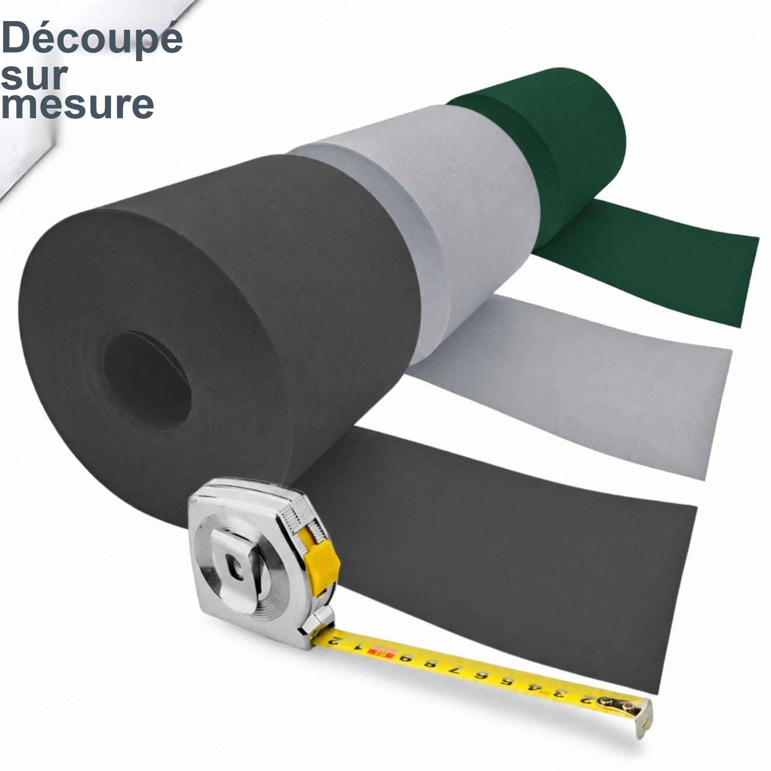 lamelles occultantes zaun|zu PREMIUM bande taillée sur mesure pour la clôture – 2,55 m