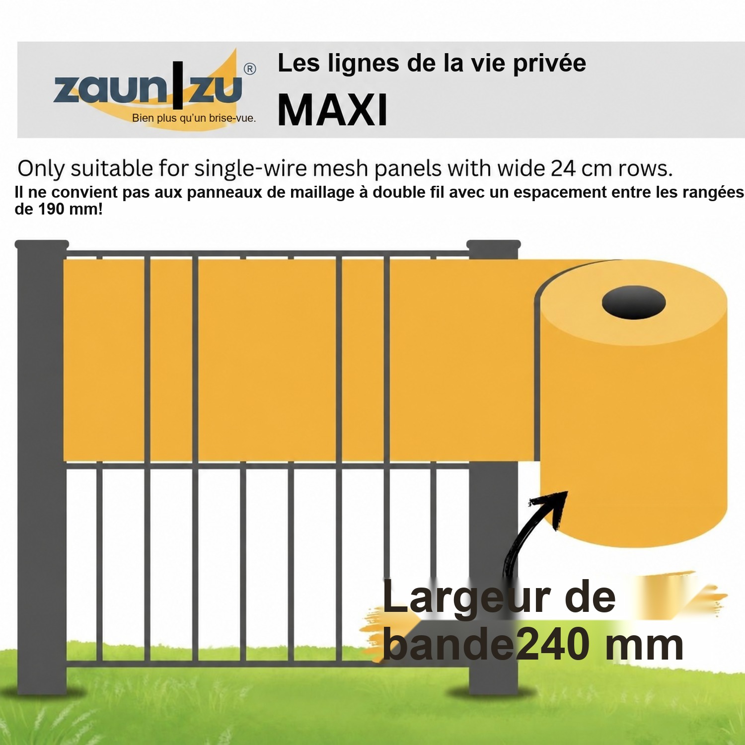 lamelles occultantes zaun|zu RILLE MAXI Échantillons à essayer avant d'acheter – 14,0 cm – Affichage 2