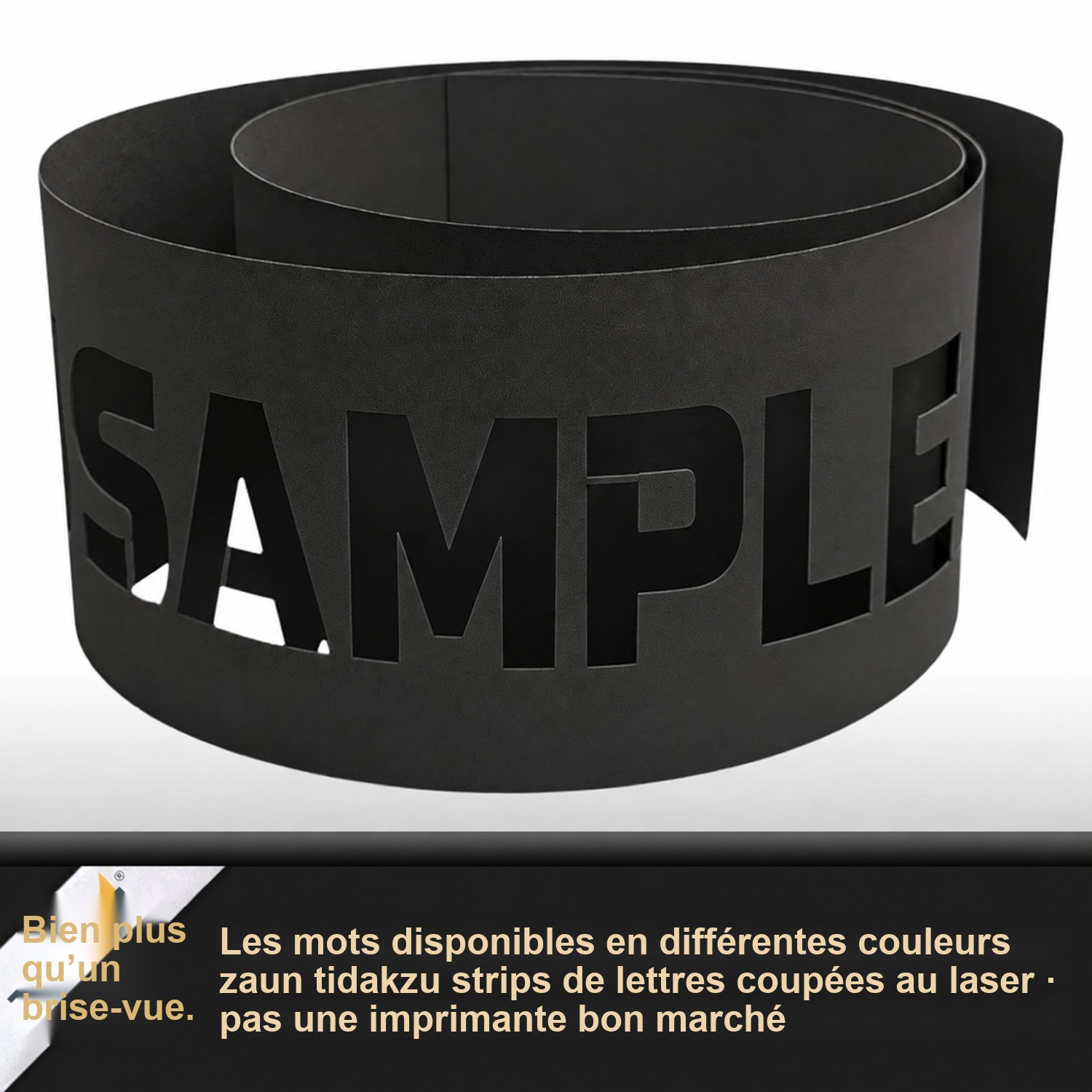 lamelles occultantes avec lettrage laser-cut groupe de mots: PARKING - Divers termes à choisir – Affichage 4