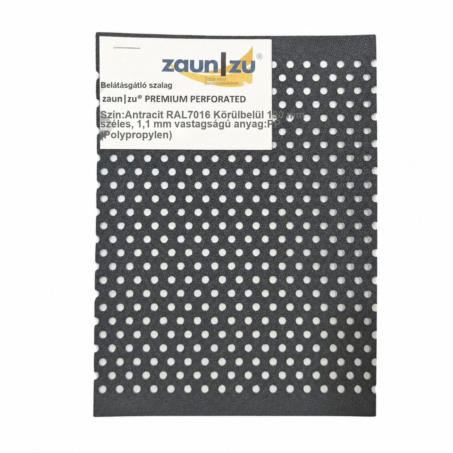 belátásgátló szalagok zaun|zu® PREMIUM GELOCHT minták vásárlás előtt – 14,0 cm