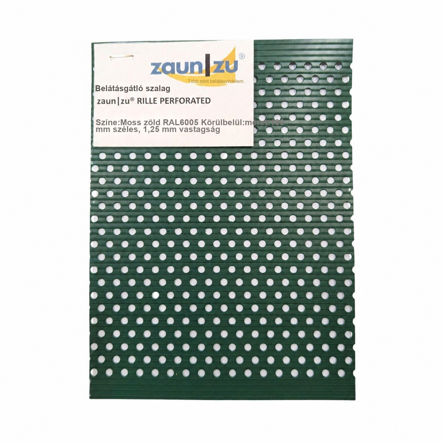 zaun|zu® RILLE GELOCHT látásvédő szalag – Minta a vásárlás előtti kipróbáláshoz – 14,0 cm – Nézet 9