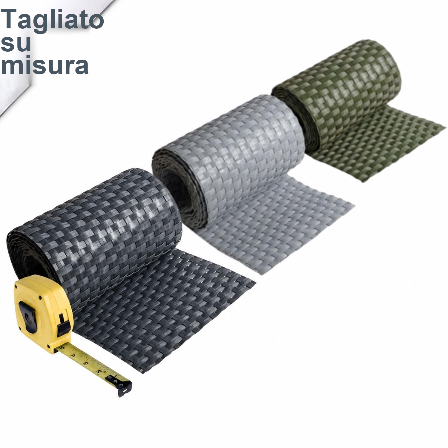 strisce schermatura frangivista zaun|zu RATTAN strisce personalizzate per la recinzione – 1,0 m