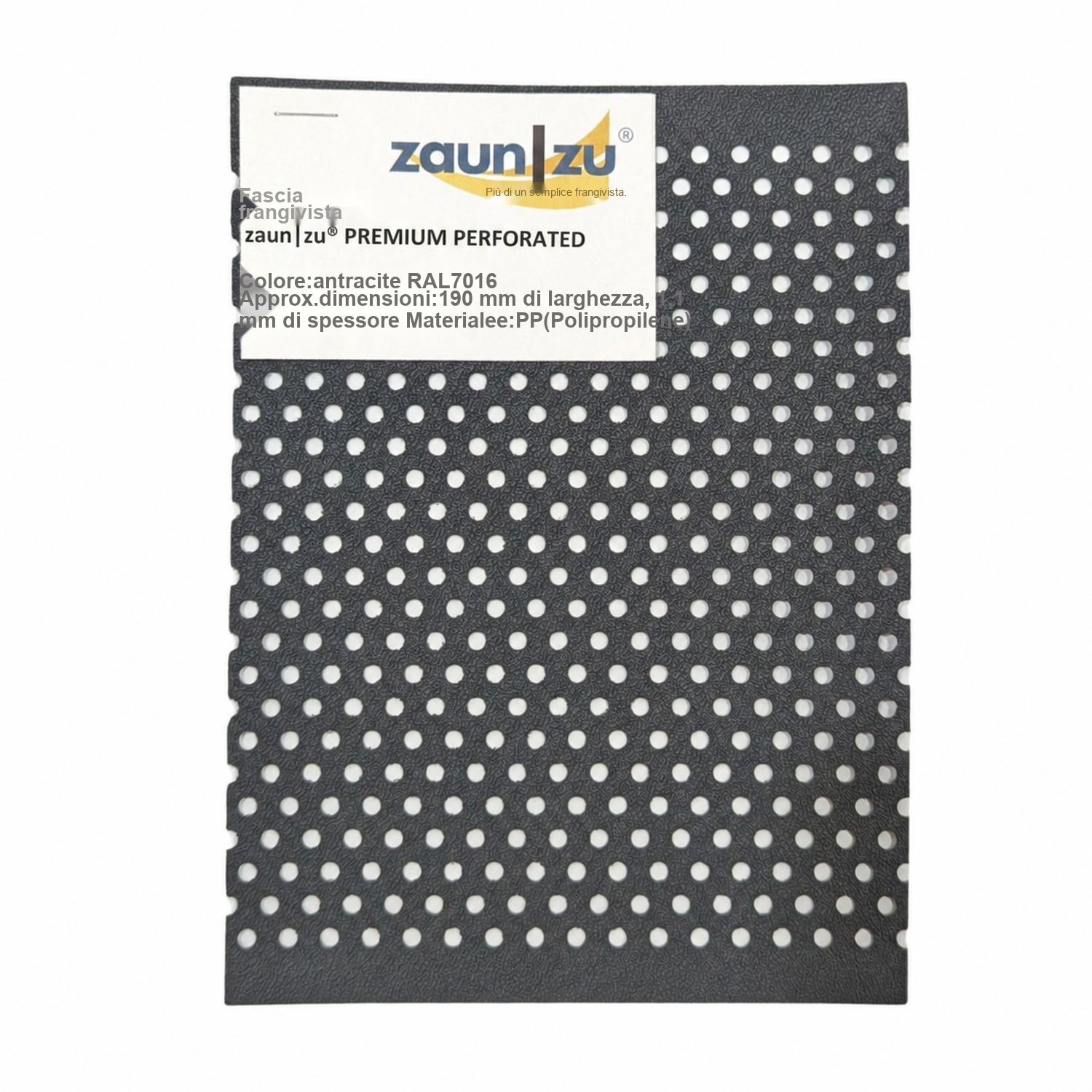 strisce frangivista zaun|zu® PREMIUM GELOCHT modello da provare prima dell'acquisto – 14,0 cm – Vista 3
