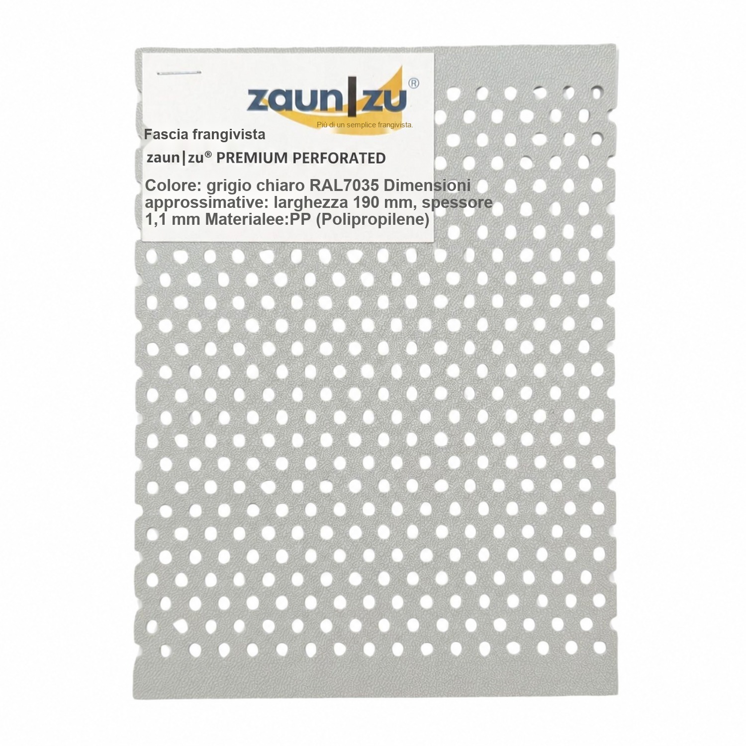 strisce frangivista zaun|zu® PREMIUM GELOCHT modello da provare prima dell'acquisto – 14,0 cm – Vista 11