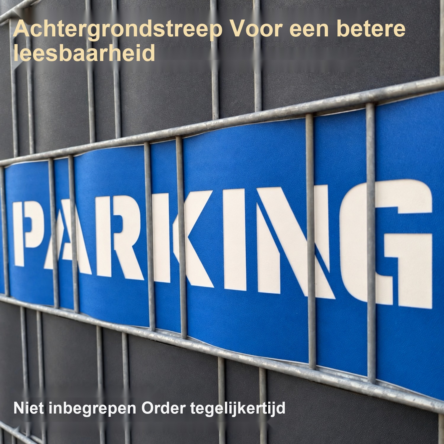zichtstroken met laser-cut letters woord groep: CAMPING - Verschillende termen om uit te kiezen – Beeld 2