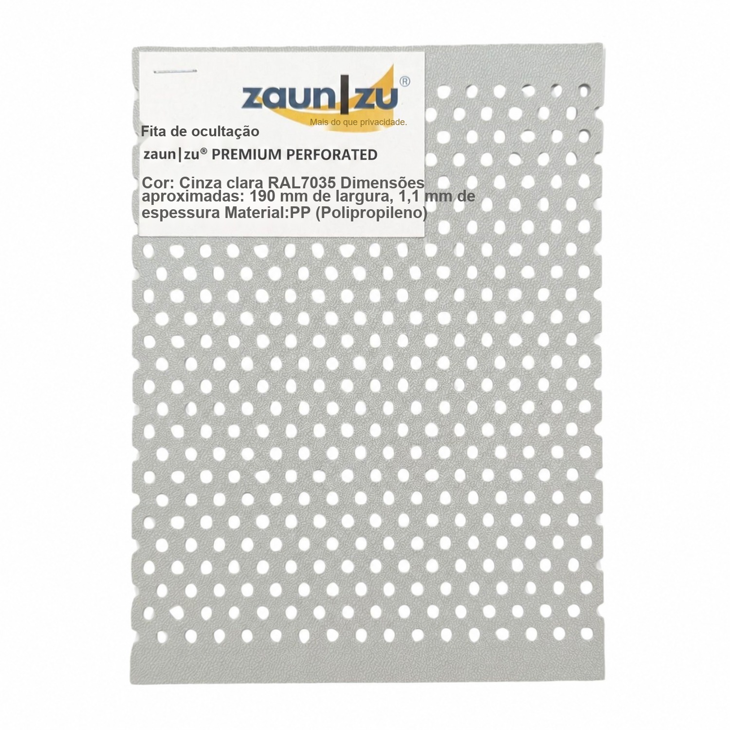 fitas de ocultação zaun|zu® PREMIUM GELOCHT padrão para experimentar antes de comprar – 14,0 cm – Ver 11