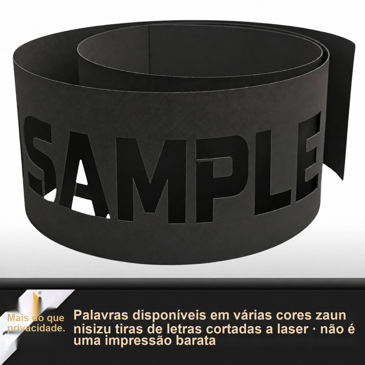 fitas de ocultação with laser-cut lettering word group: Entrada / Saída - Vários termos para escolher – Ver 2