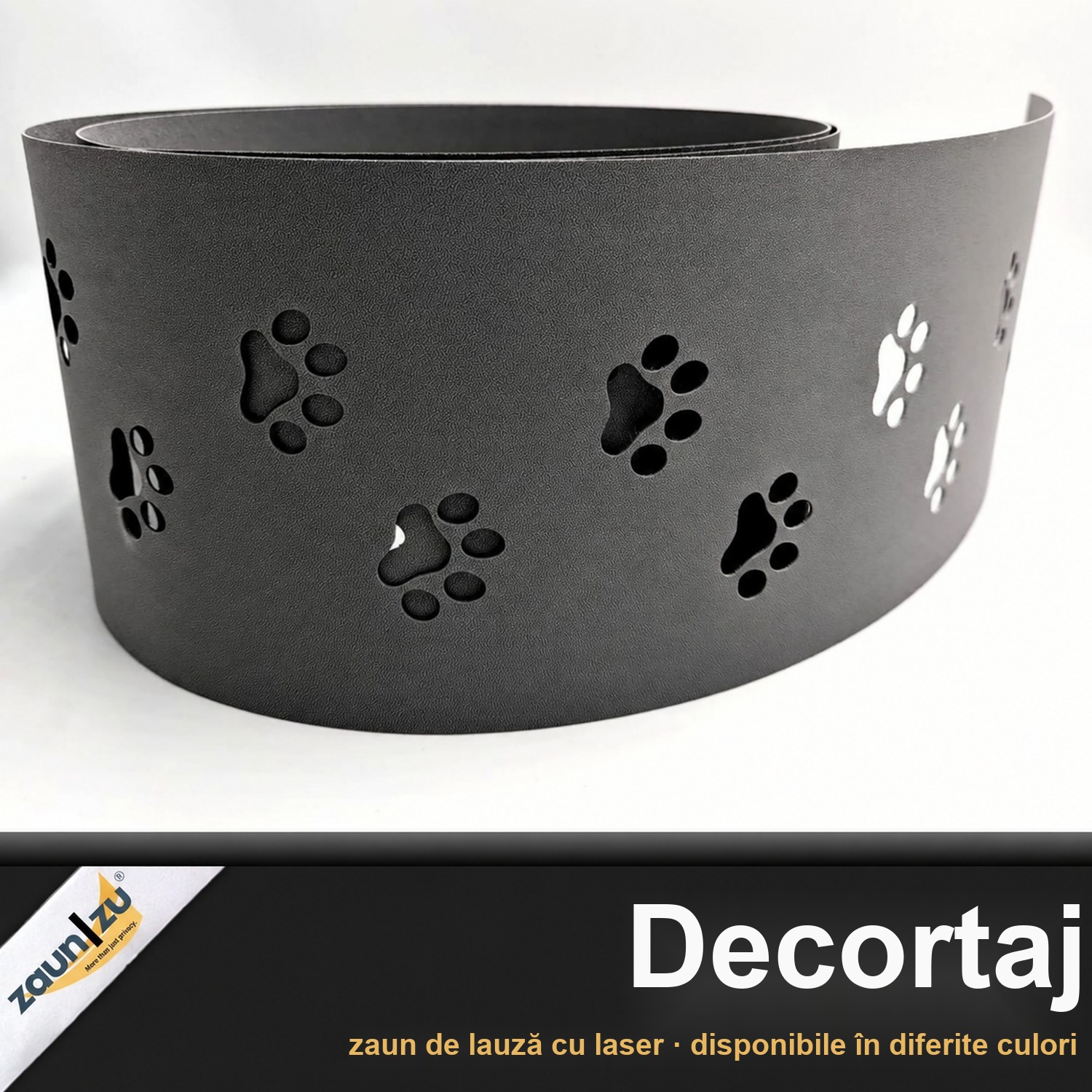 zaun|zu® PREMIUM Decor Tapsi: o inclinare cu modele laser pentru o gard dublu – 2,55 m – Învățământul 3
