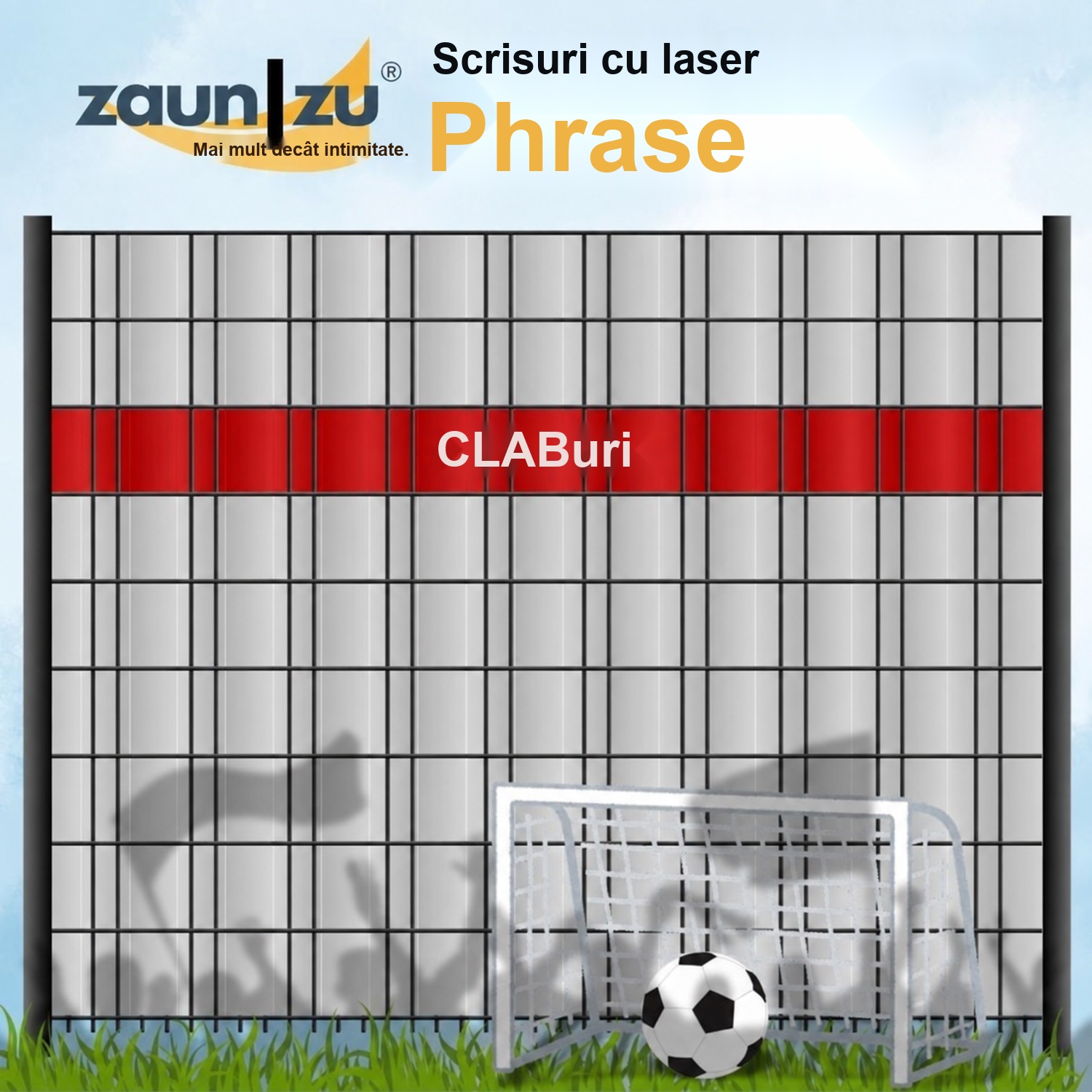 benzi de protecție vizuală cu scriere laser Grup de cuvinte: VEREINE - Diferite termeni de selectat